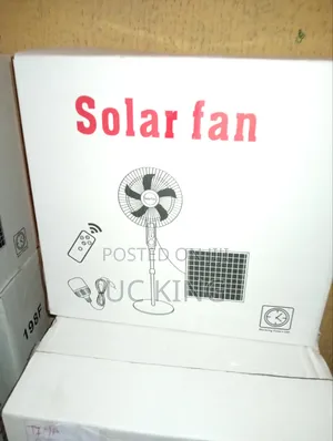 Solar Rechargeable Fan