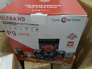 Wireless PTZ Solar Surveillance Camera 3 Lens