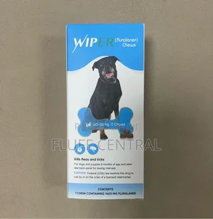 Wiper Ticks/Fleas and Mites Soft Chew 40-56kg (3 Chews)