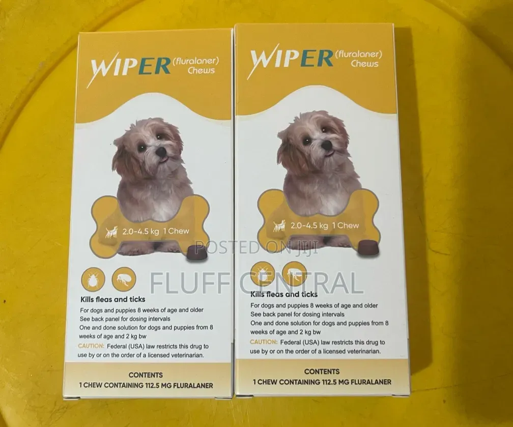 Wiper Ticks,fleas and Mites Soft Chew 2-4.5kg(1 Tab)