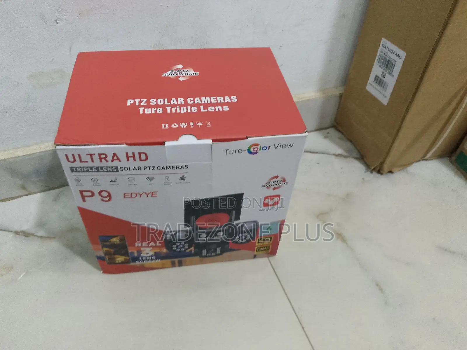 Outdoor Triple Lens Solar Surveillance Cam
