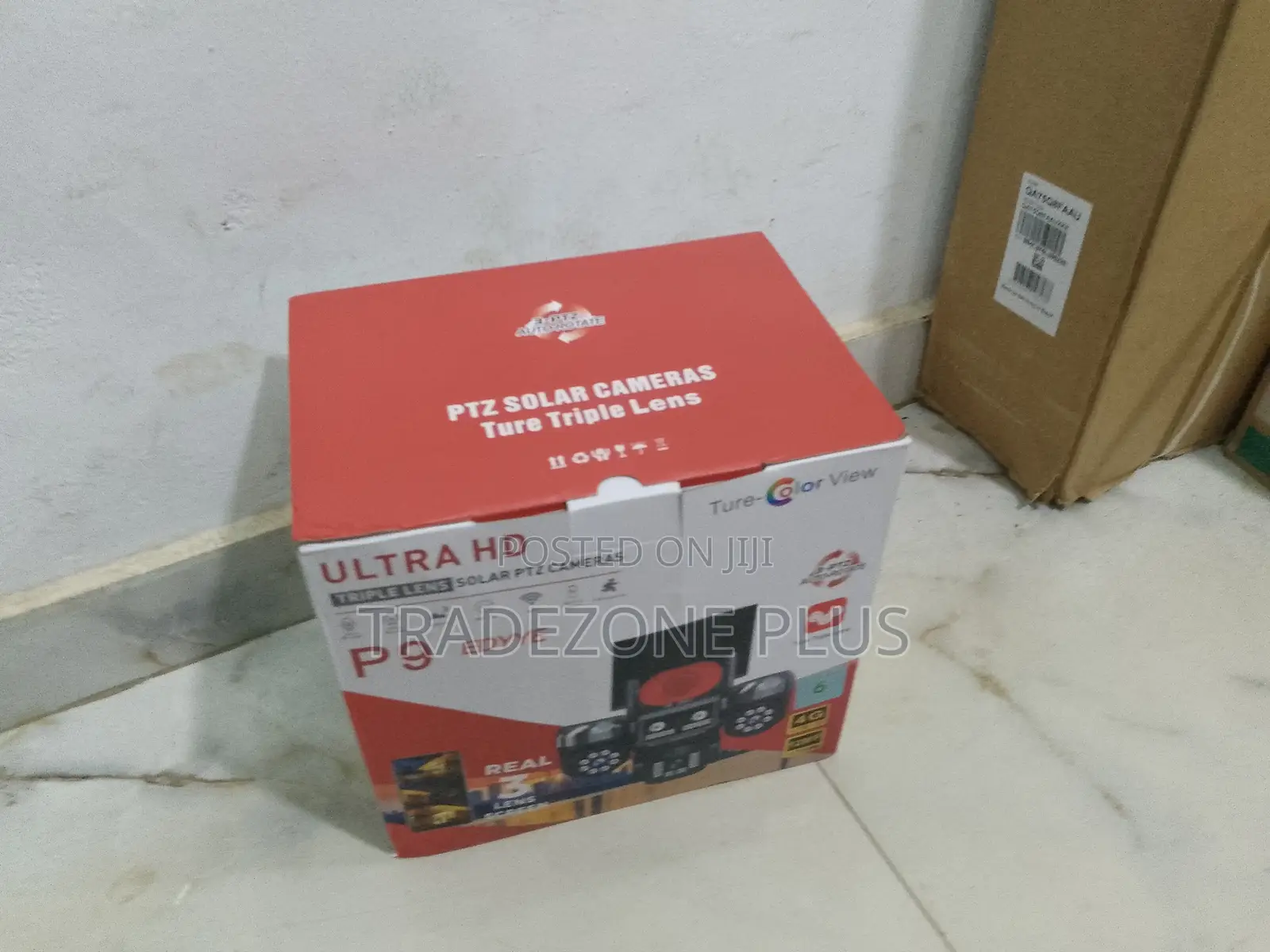 PTZ Solar CCTV Security Camera With 3 Views