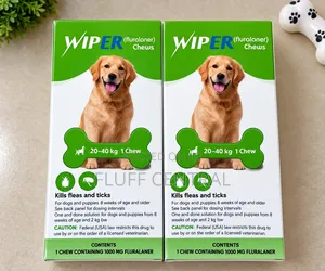 Wiper Ticks,fleas and Mites Soft Chew 20-40kg(1 Chew)