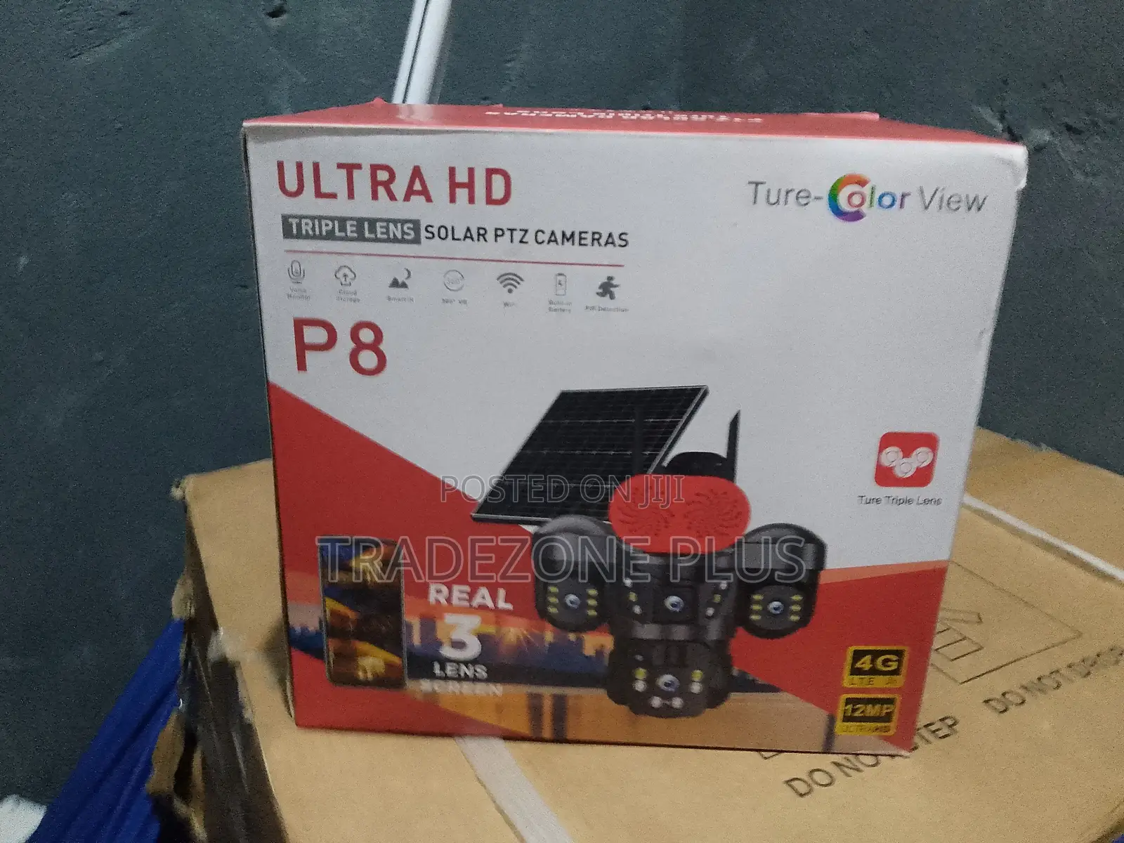Smart Triple View Solar Surveillance Camera