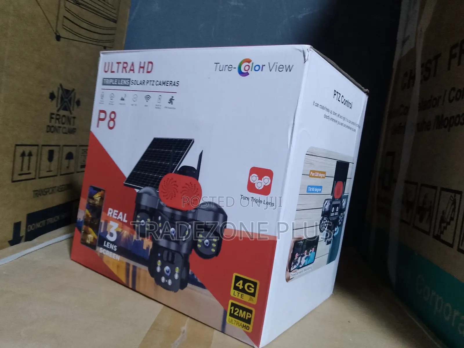 Triple Lens Smart Solar CCTV for Home Security