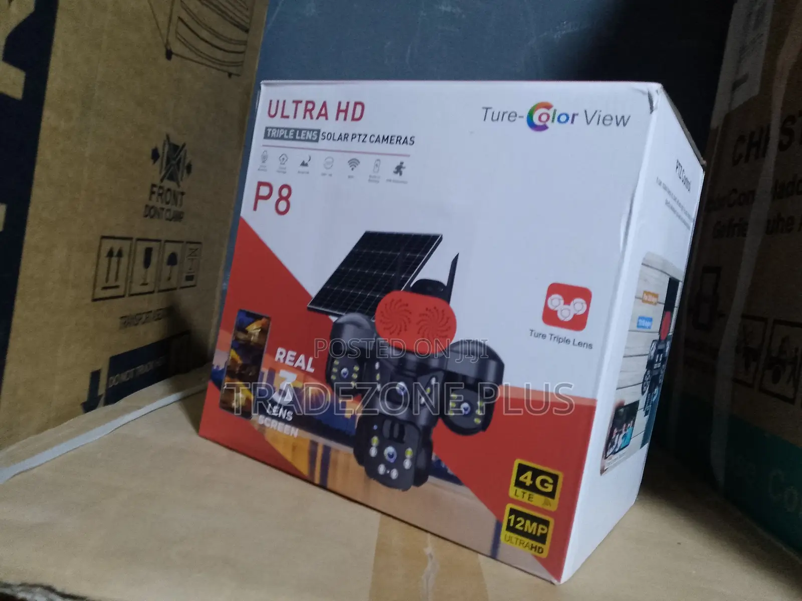Solar Outdoor PTZ Camera With Expanded Coverage