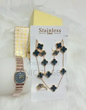 VCA Complete Set With Wristwatch | Elegant Women Combo
