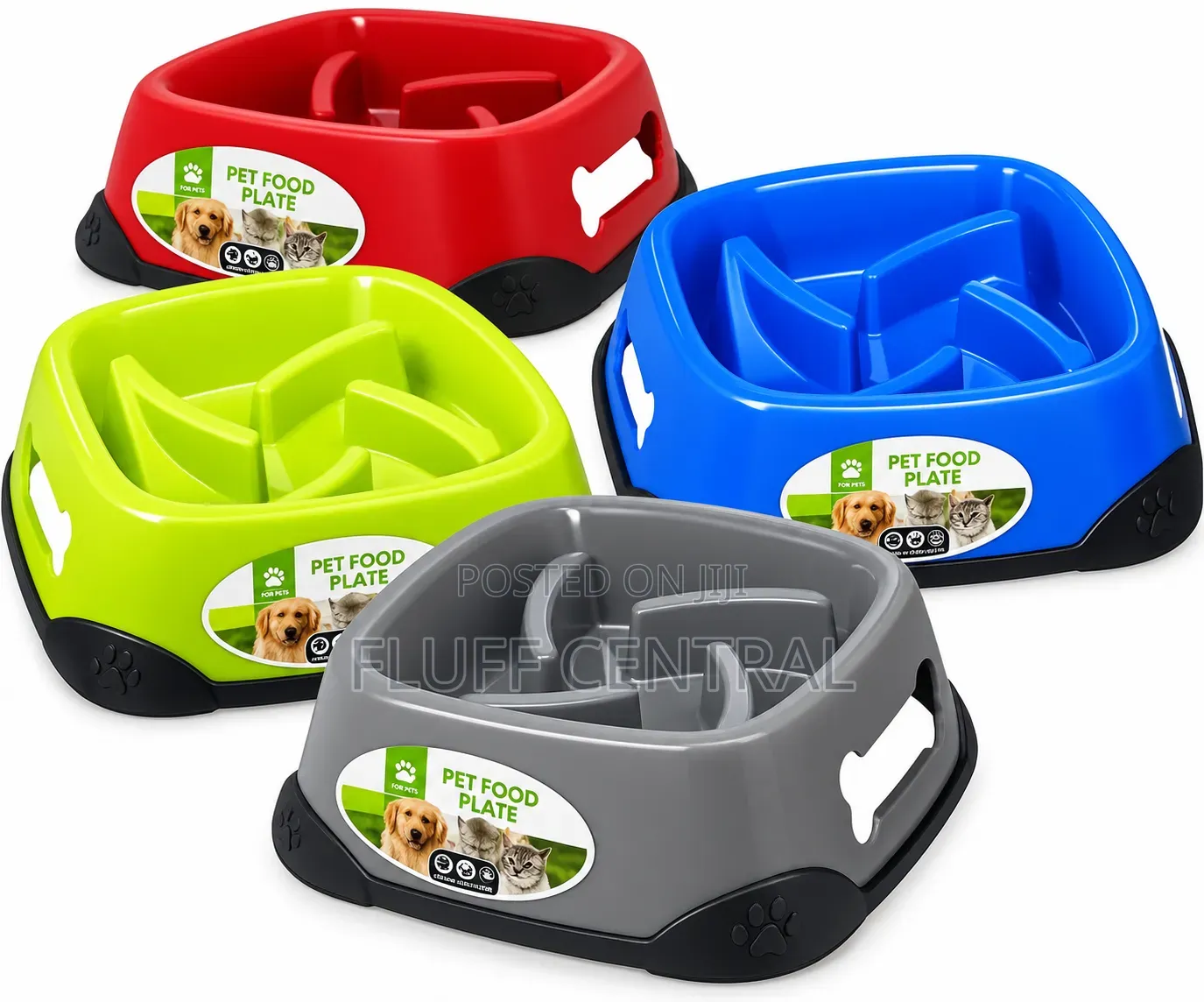 Plastic Bowl Slow Feeder (0117)