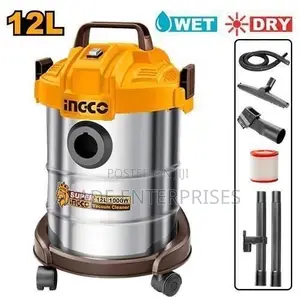 Ingco Wet and Dry Vacuum Cleaner 12L 1000W