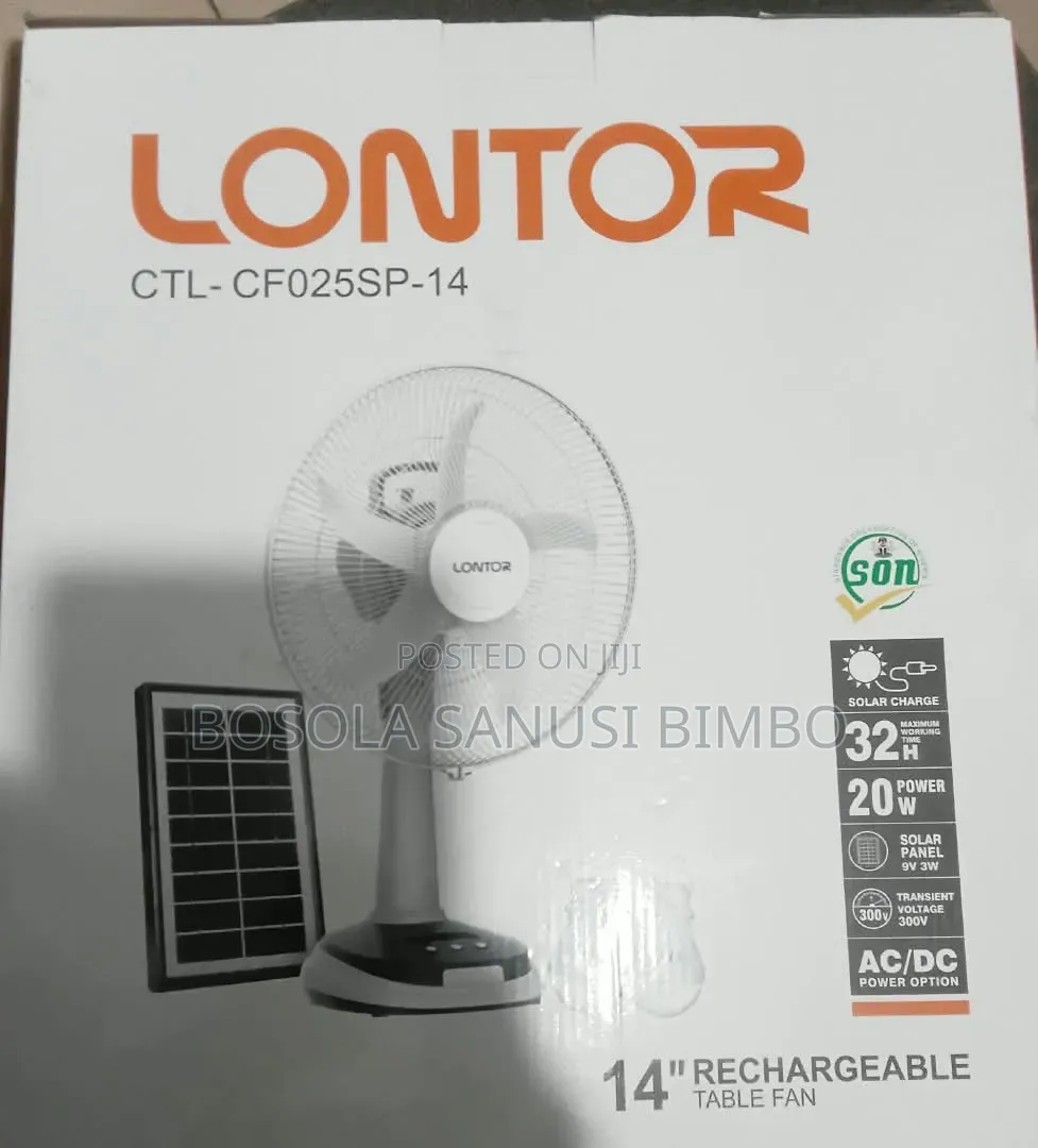 Rechargeable Fan 14inch