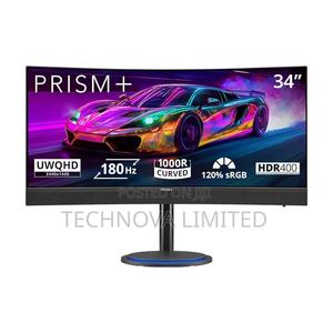 PRISM+ X340 PRO EVO |34" 180Hz Curved Ultrawide 21:9 Gaming Monitor