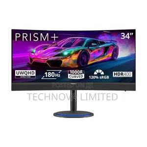 PRISM+ X340 PRO EVO |34" 180Hz Curved Ultrawide 21:9 Gaming Monitor