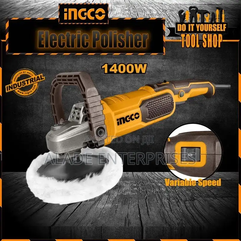 Ingco Variable Speed Electric Polisher 1400W