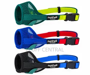 Nunbell Adjustable Mesh Dog Mouth Cover/Muzzle L (0370)