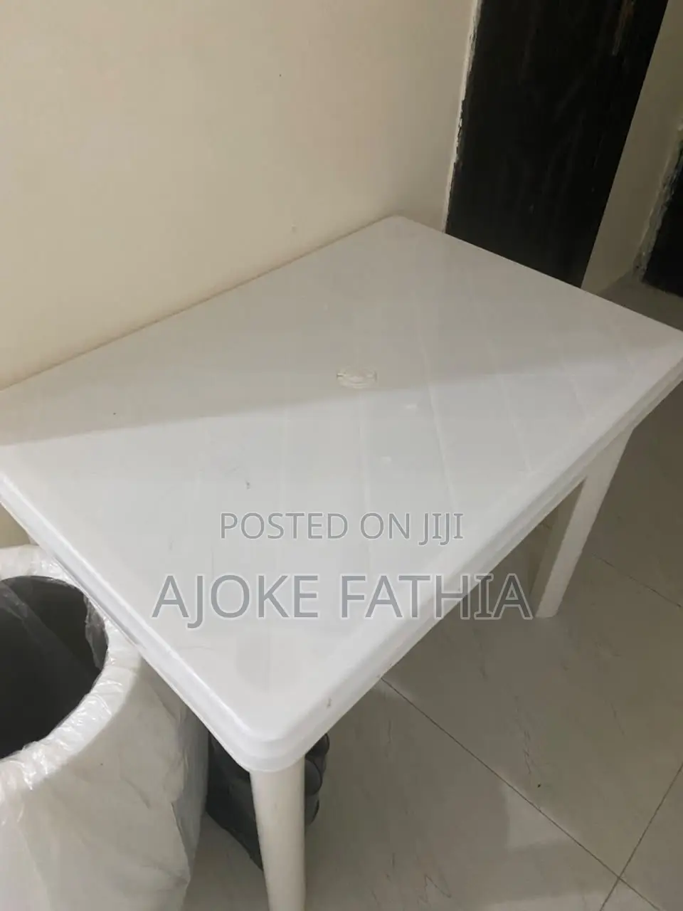 Plastic Chair and Table