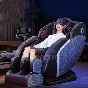 Classy Massage Chair With Eye Wear and Airbags With Bluetooth