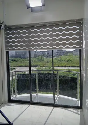 New Patterns Day Night Window Blinds in Grey Color