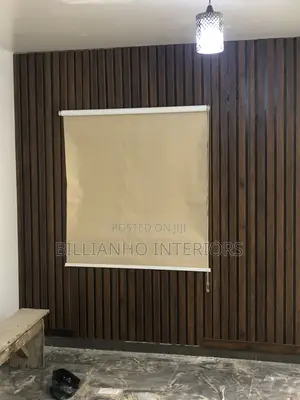 Deep Cream Open Rail Roller Blinds