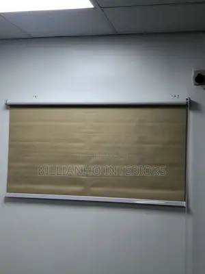 Deep Cream Open Rail Roller Blinds