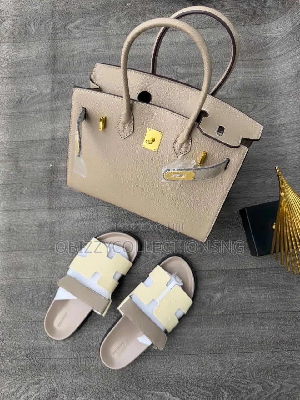 Luxury Hermes Leather Bag Size: 30cm