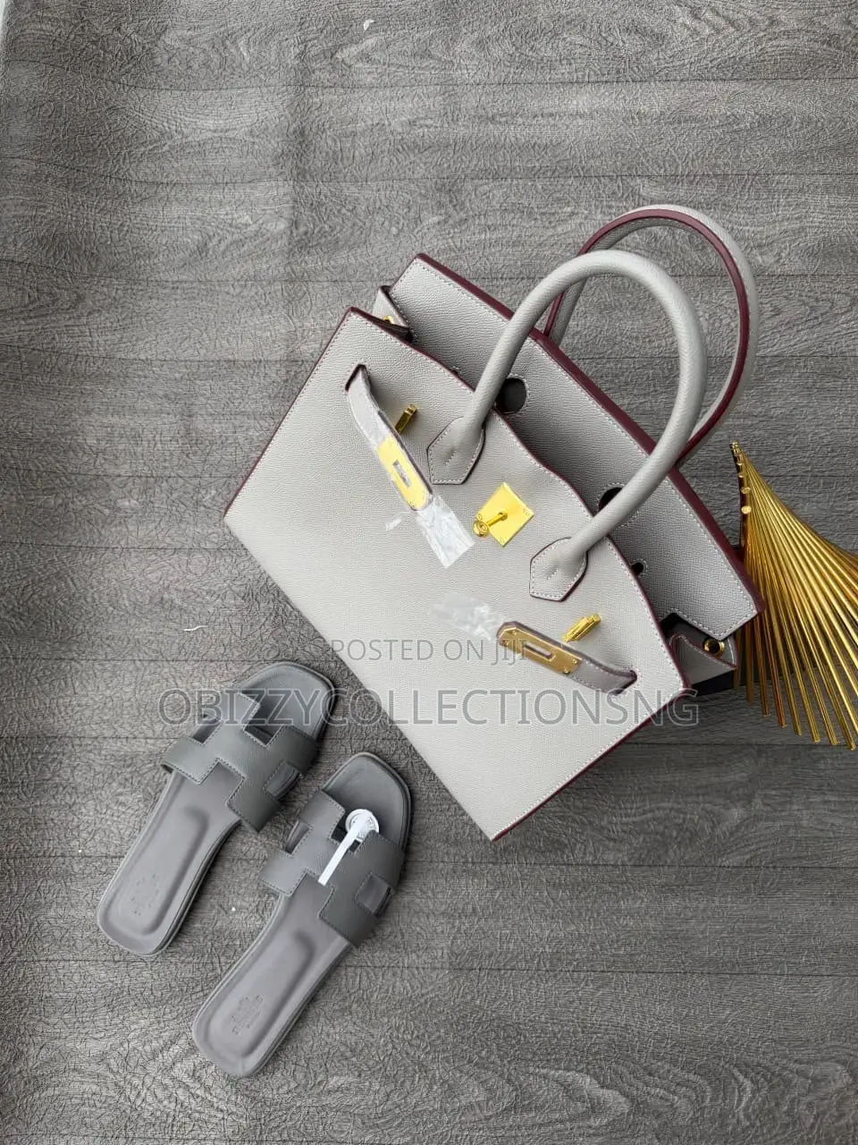 Luxury Hermes Leather Bag Size: 30cm
