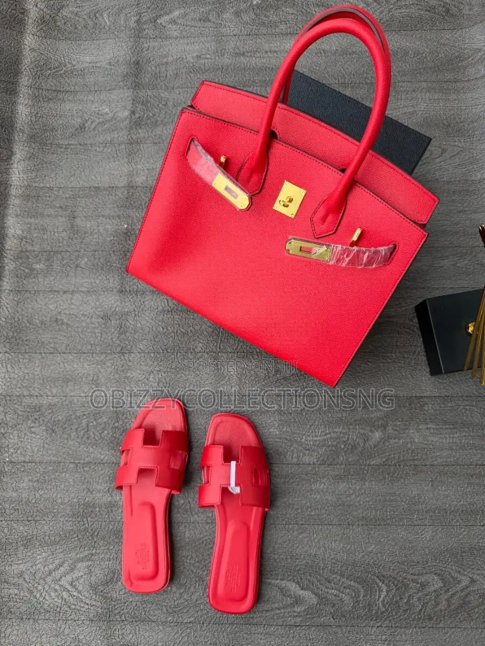 Luxury Hermes Leather Bag Size: 30cm