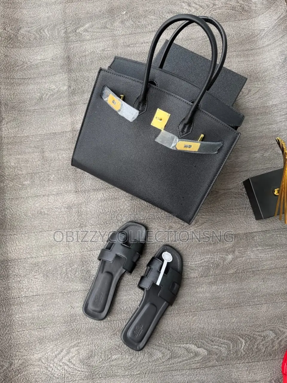 Luxury Hermes Leather Bag Size: 30cm