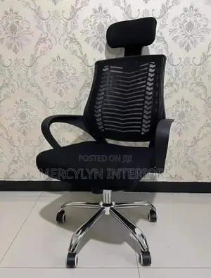 Mesh Chair With Headrest