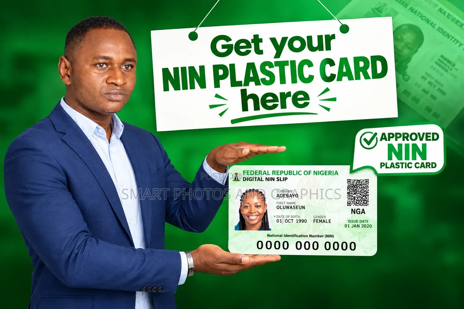 Get Your Original NIN Plastic Card Here