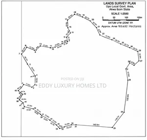 Massive 103 Hectares of Land for Sale in Uyo