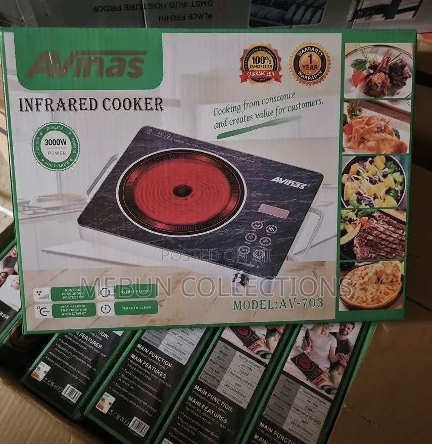 Single Avinas Infrared Cooker AV-703