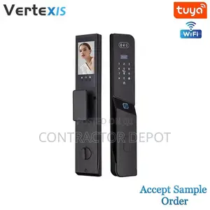 Outdoor Waterproof Smart Fingerprint Lock 3D Face Recognition Video