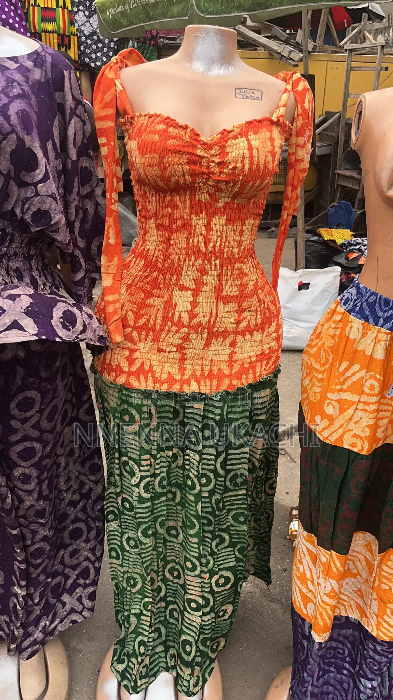 Beautiful Adire Dresses