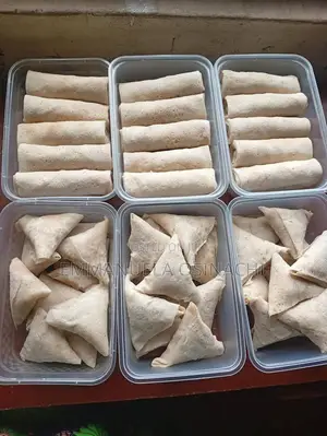 Ready to Fry Samosa and Spring Rolls