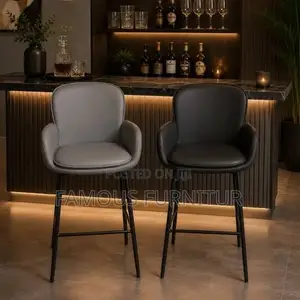 Modern Bar Stools Feature Comfortable Curved Backrests