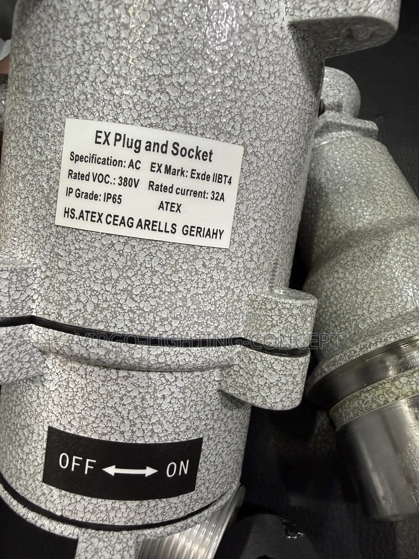 32Amp Explosion-Proof (EX) Industrial Plug and Socket Set