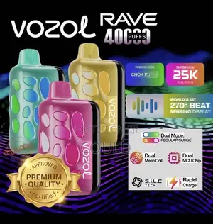 Vozol Rave 40000 Puffs Disposable Strawberry Ice