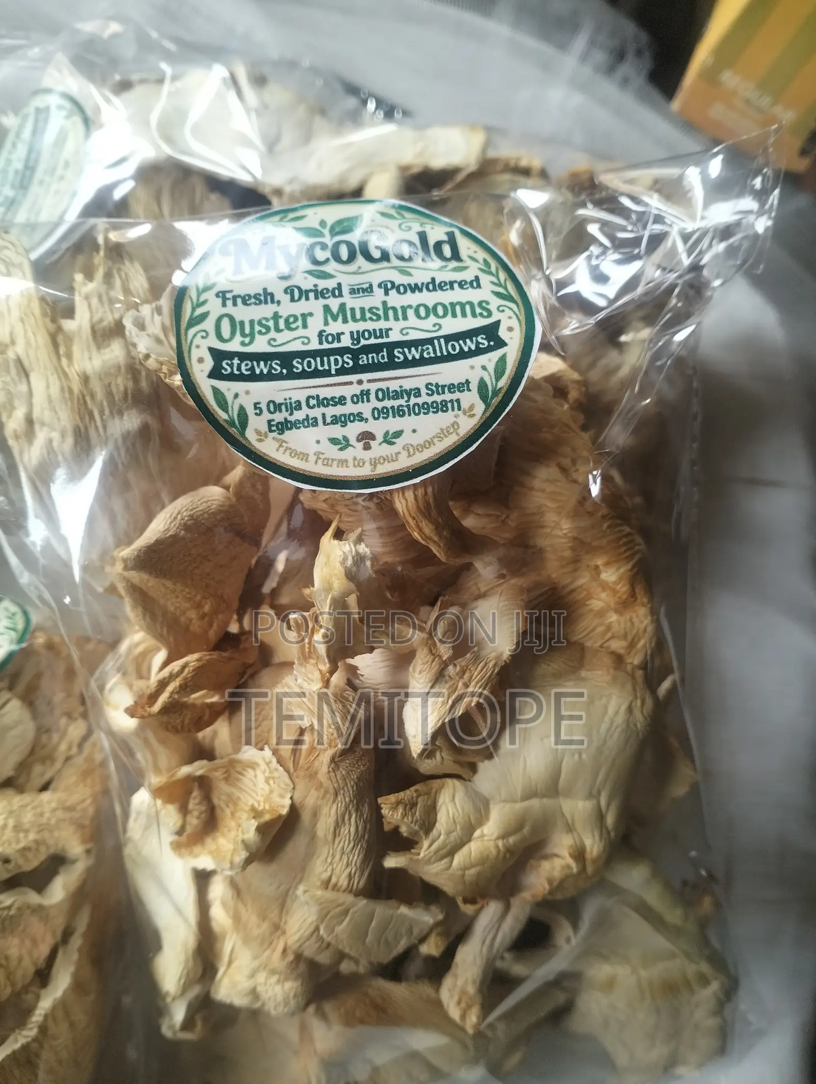 Dried Oyster Mushrooms