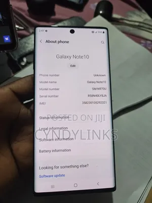 Samsung Galaxy Note 10 5G 256 GB Black