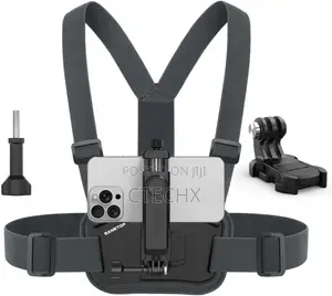 Phone Chest Mount Harness Holder Cell Phone Strap for iPhone, Android