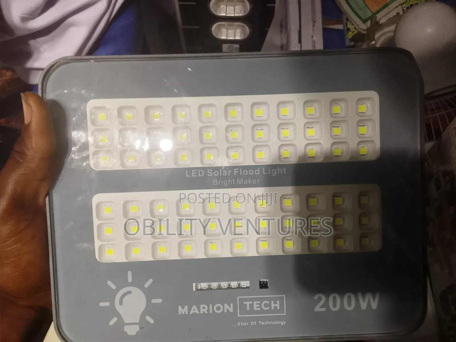 Marion Tech 200W LED Solar Flood Light