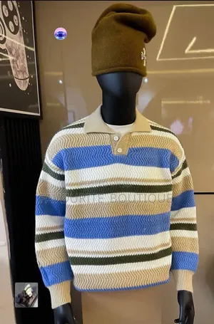 Luxury Thick Knit Polo Sweater