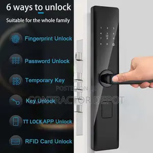 TTlock Smart Digital Door Lock With Fingerprint Password Card and Key