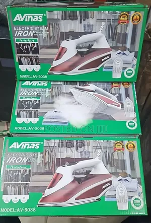 New AVinas Electric Steam Iron (Model: AV-5038