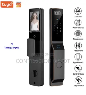Latest Intelligence Multi-Language Tuya APP Smart Door Lock