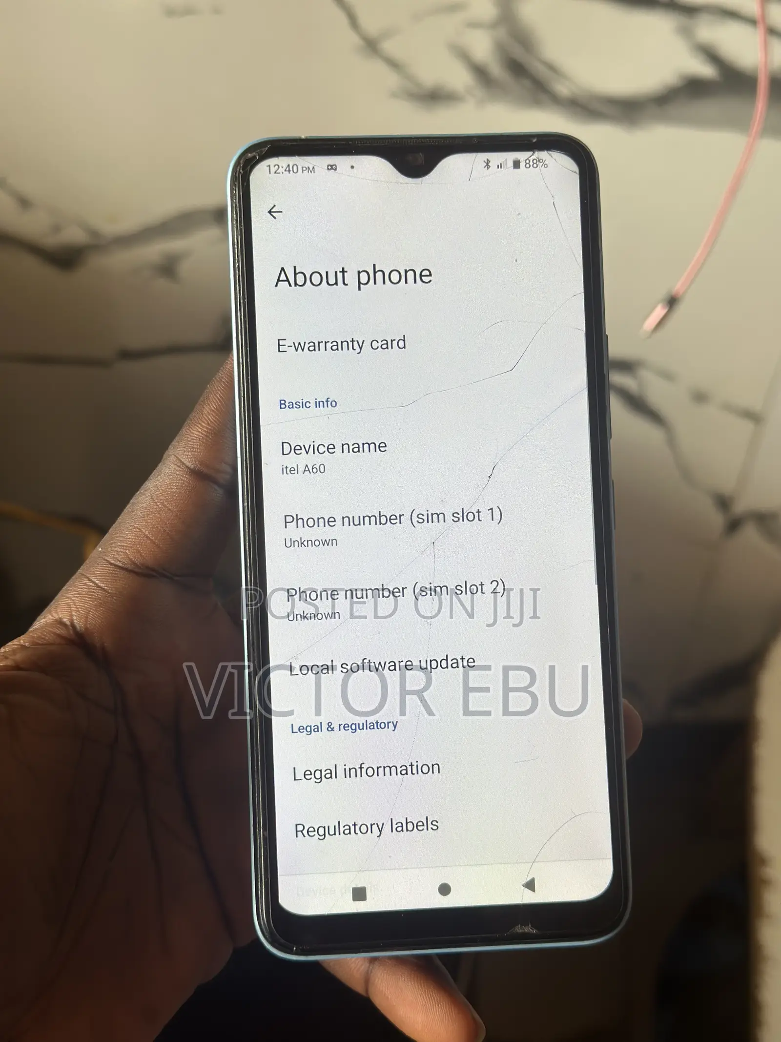 Itel A60 32 GB Blue