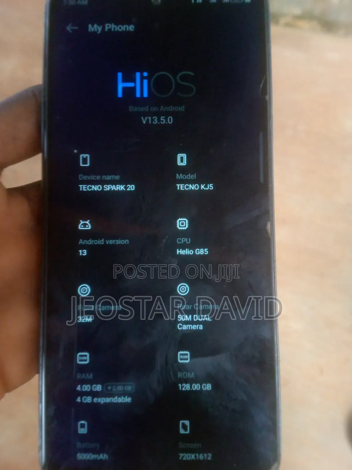 Tecno Spark 20 128 GB Black