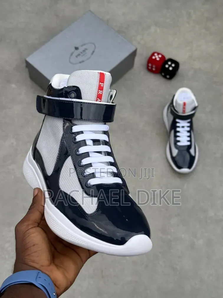Luxury Ankle Prada Sneakers