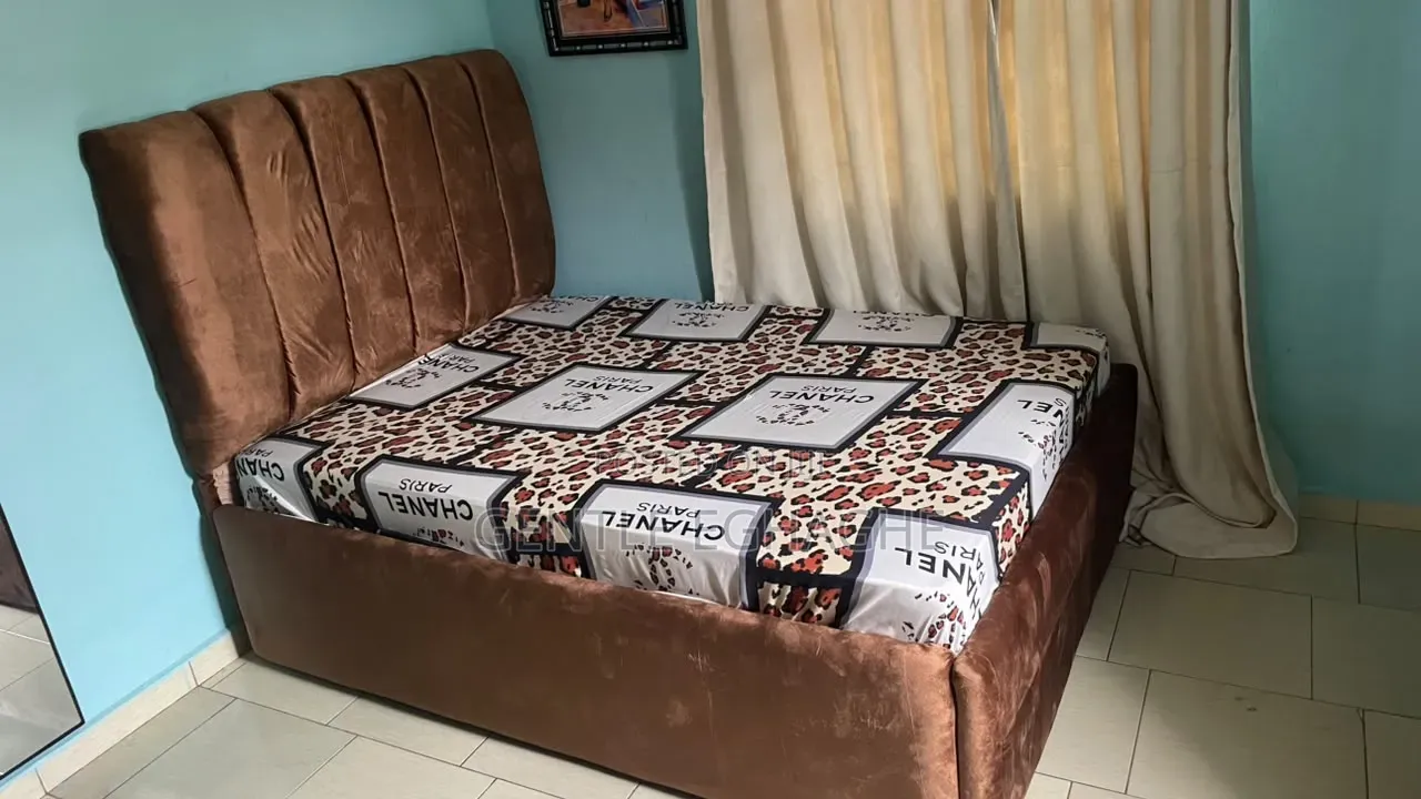 Brown Bed Frame 75 by 53 /4 by 6