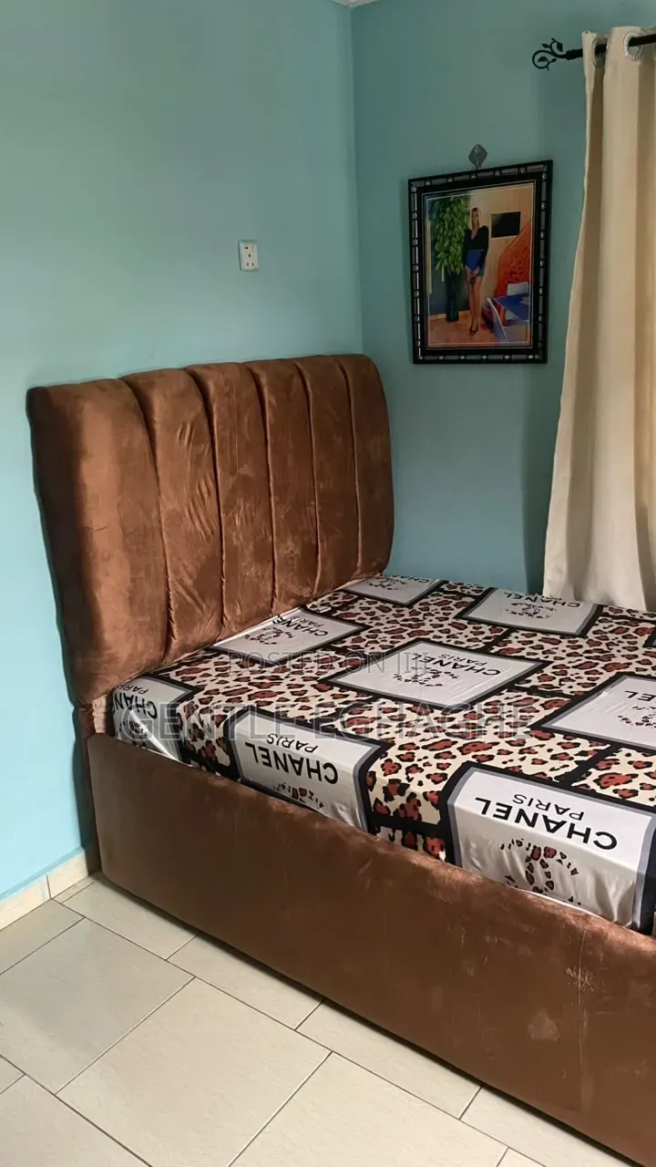 Brown Bed Frame 75 by 53 /4 by 6